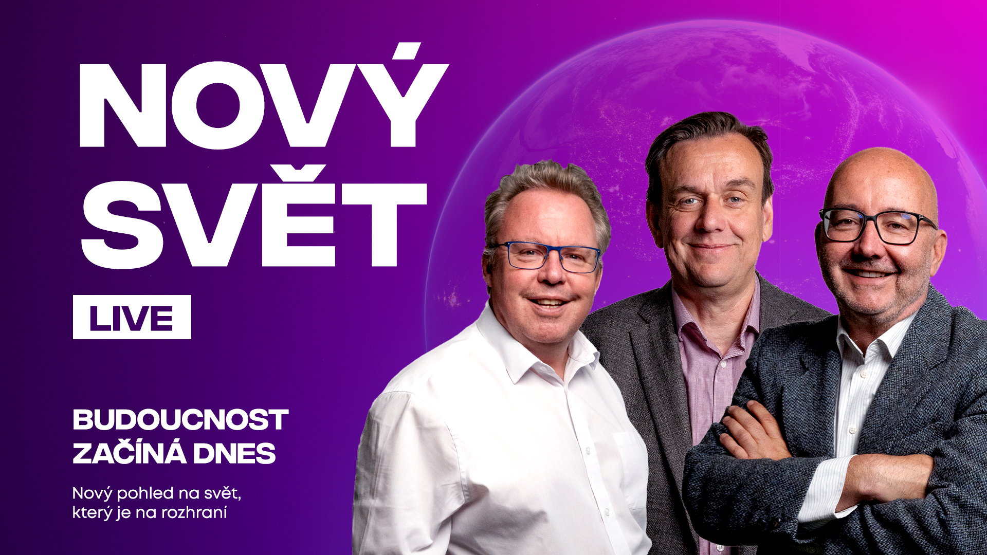 Živé vystoupení podcastu Nový svět
